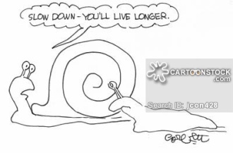 'Slow down - you'll live longer,'